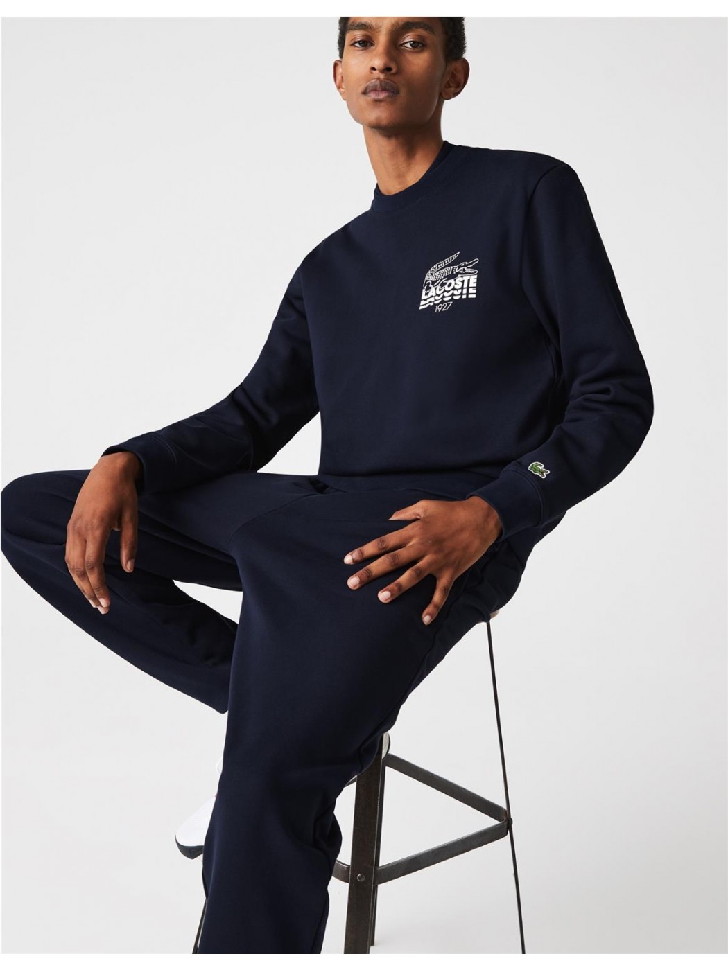 Sudadera Lacoste azul marino para hombre-z