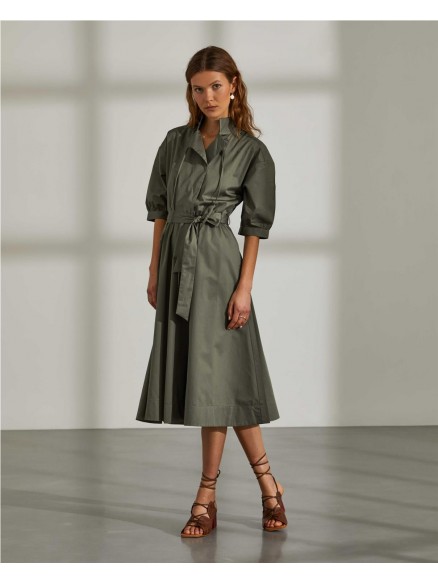 VESTIDO LION OF PORCHES MUJER VERDE