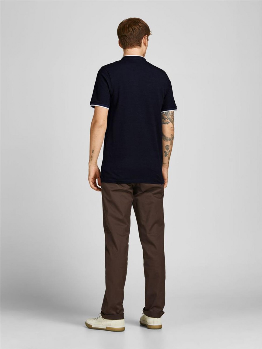 POLO JACK JONES HOMBRE JJEPAULOS MAO POLO MARINO
