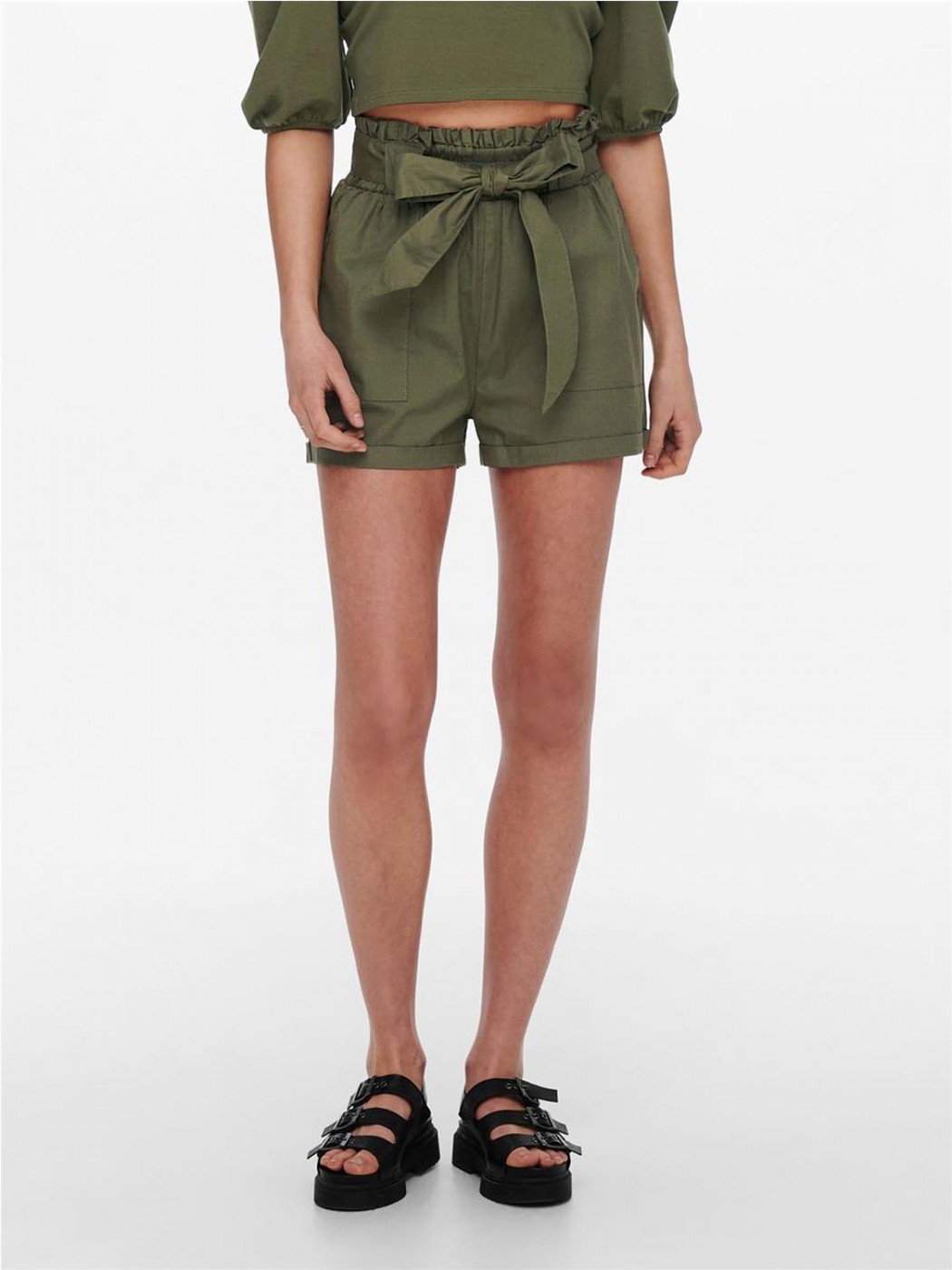 PANTALON CORTO LAZO ONLY MUJER ONLSMILLA BELT SHORTS
