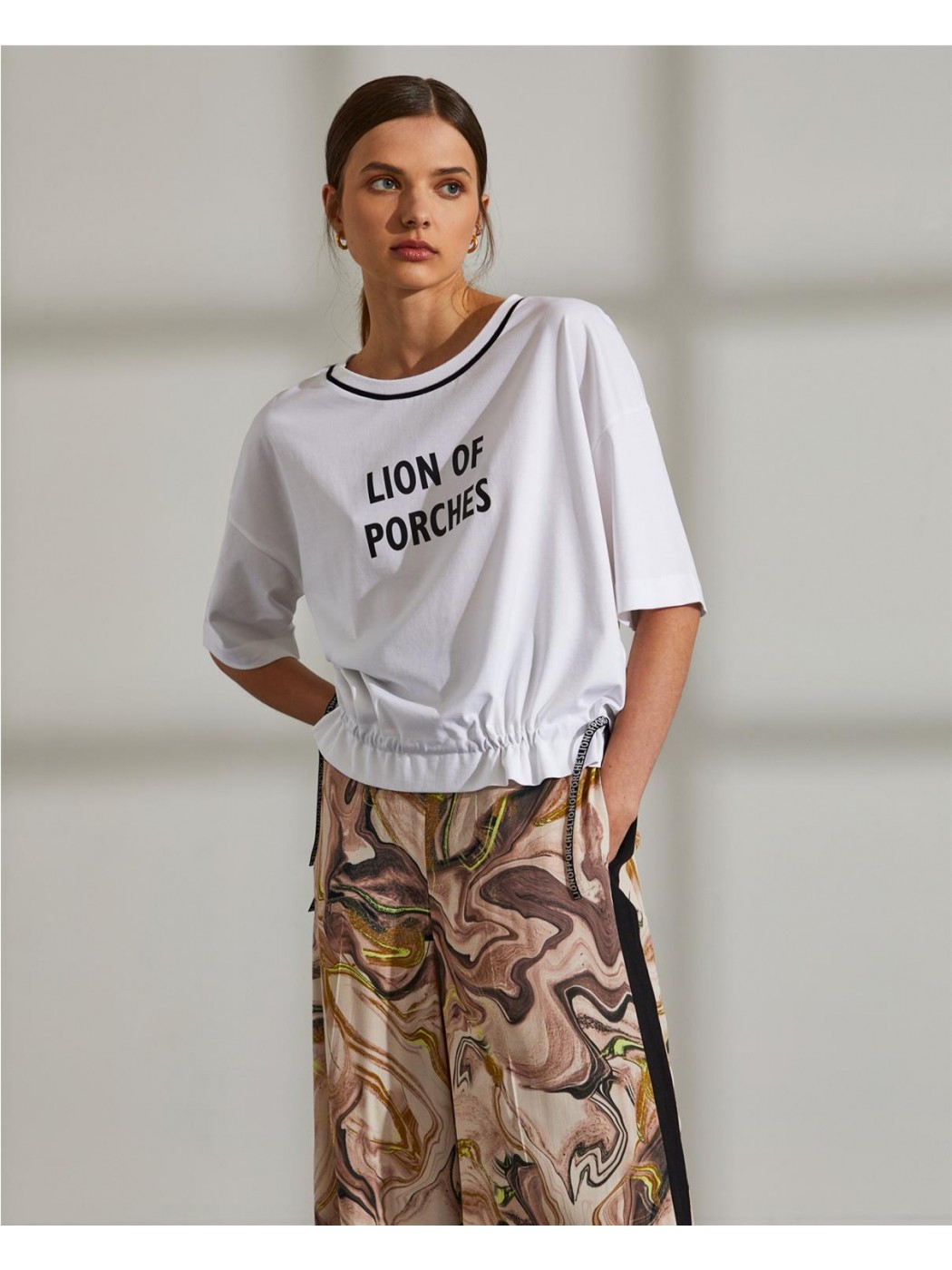 CAMISETA LION OF PORCHES LETRAS AJUSTABLE