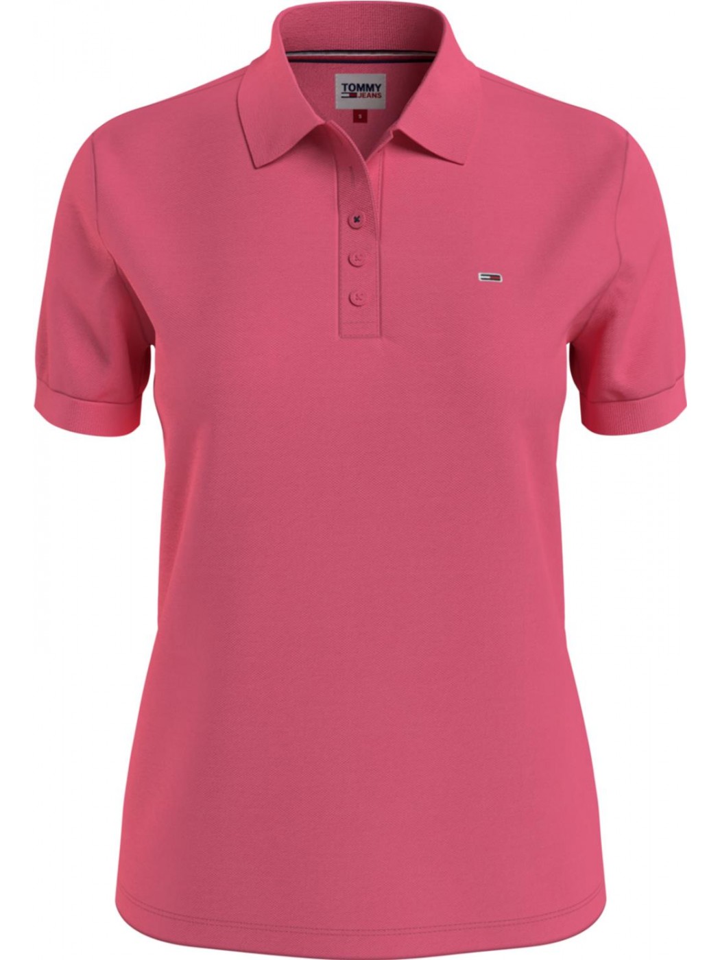 POLO TOMMY JEANS MUJER ROSA...