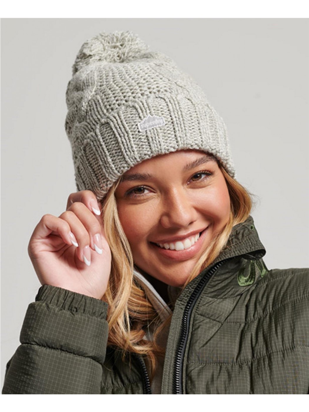 GORRO SUPERDRY MUJER VINTAGE CABLE BEANIE