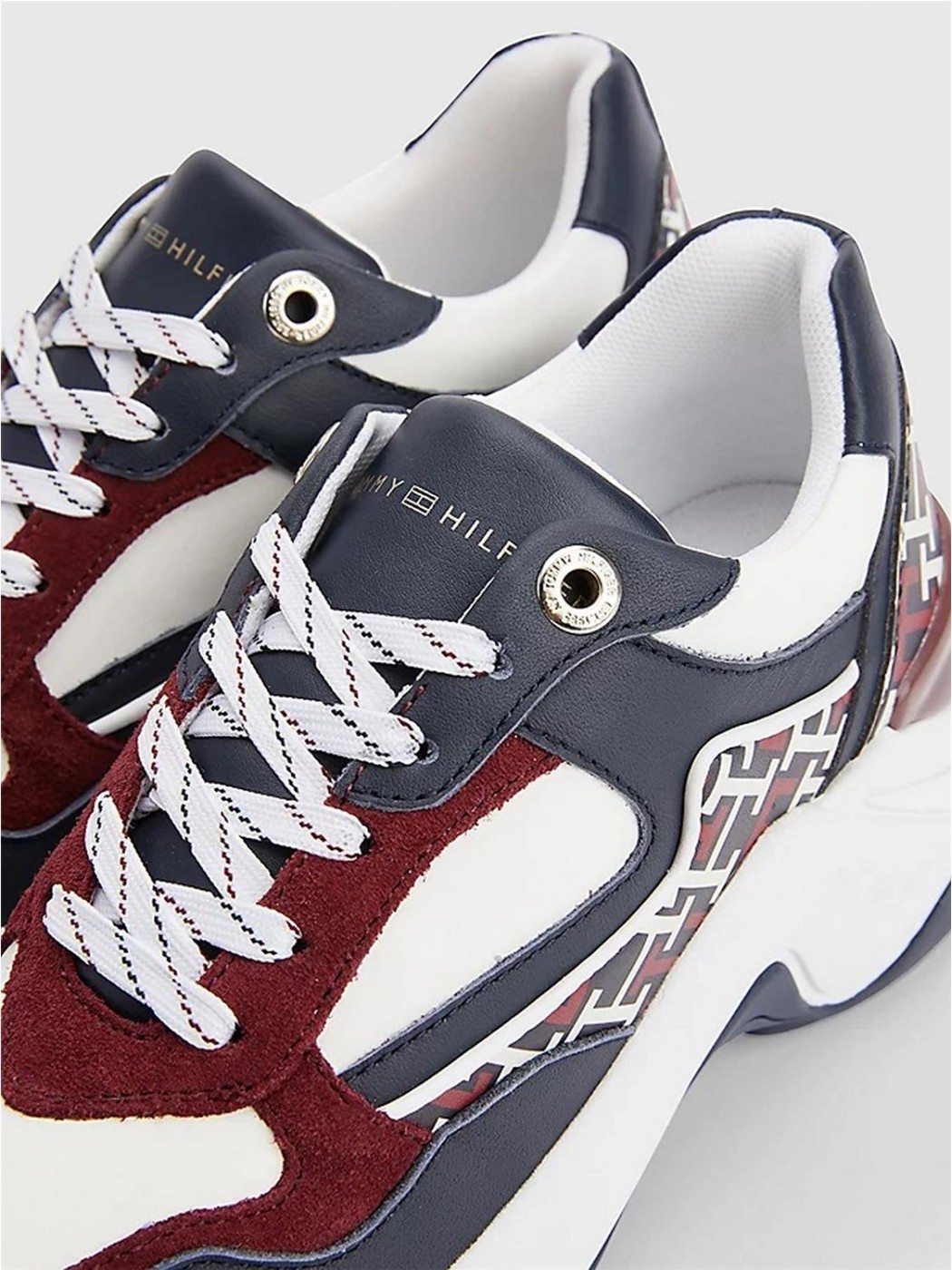 TOMMY HILFIGER MUJER CHUNKY SNEAKER MONOGRAMA