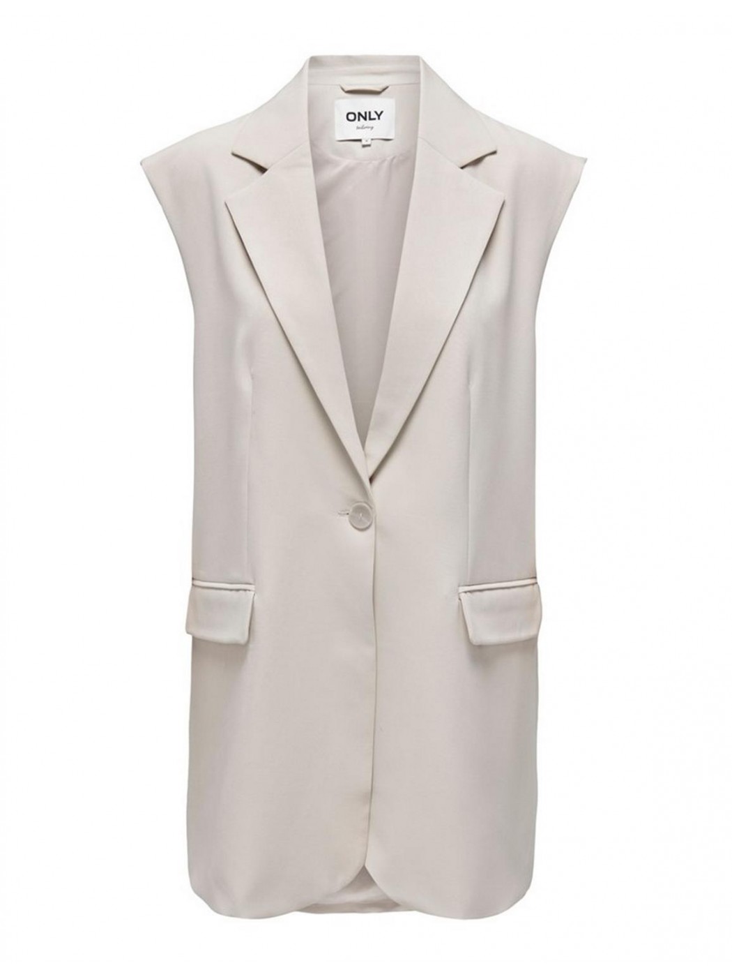 CHALECO ONLY MUJER BEIGE...