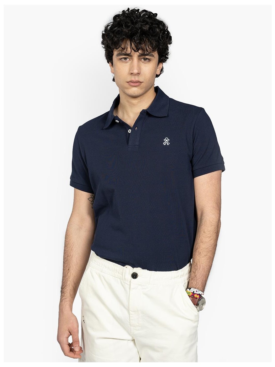 HARPER & NEYER Maglietta New England da Uomo in Colore Verde Militare, Verde, L