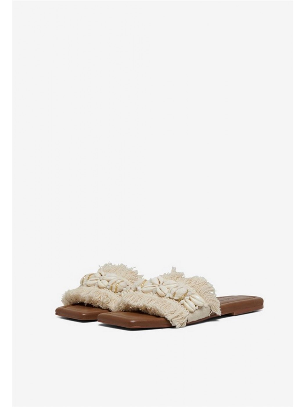 SANDALIAS ONLY MUJER ONLMARIA LEATHER FRILL SLIPPER