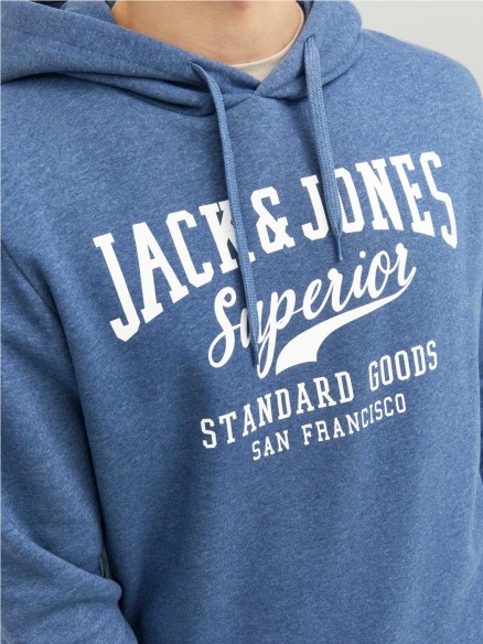 Sudaderas con Capucha JACK AND JONES Hombre Jjelogo Sweat Hood - Guanxe  Atlantic Marketplace