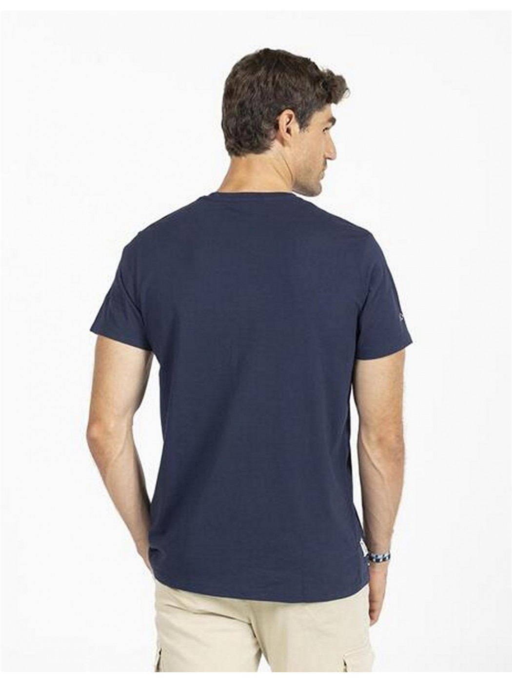 Camiseta Essential con cuello redondo - Azul marino