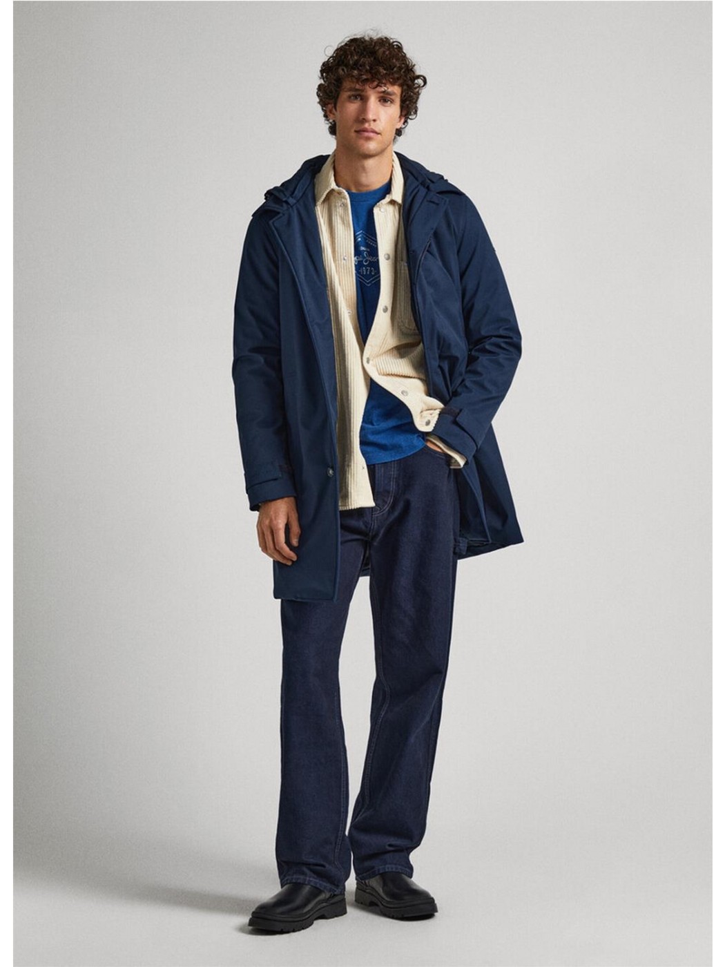 Sudadera con capucha para hombre, ropa de calle masculina de Color  contrastante, Tops de marca en
