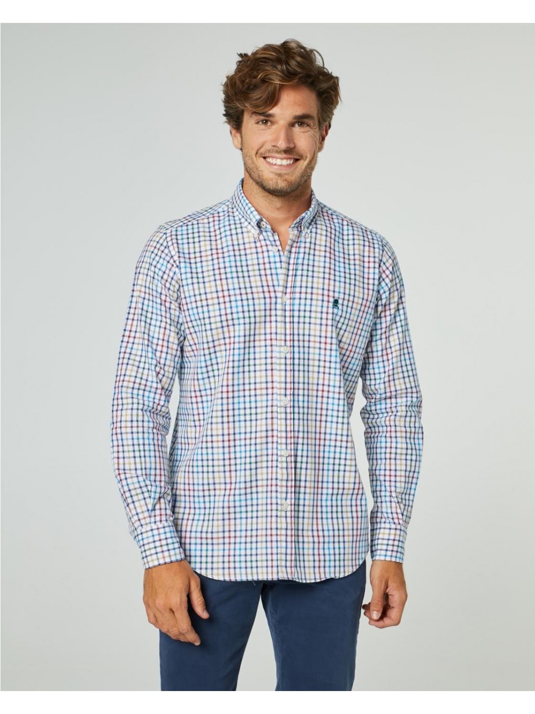 CAMISA TOMMY JEANS REGULAR FIT ROJO