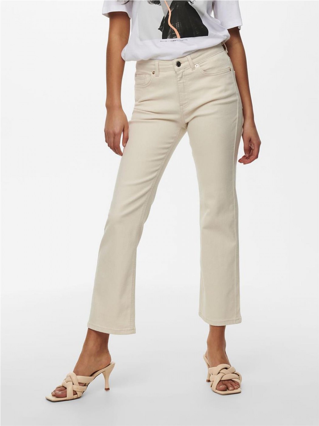 PANTALON ONLY MUJER BEIGE...