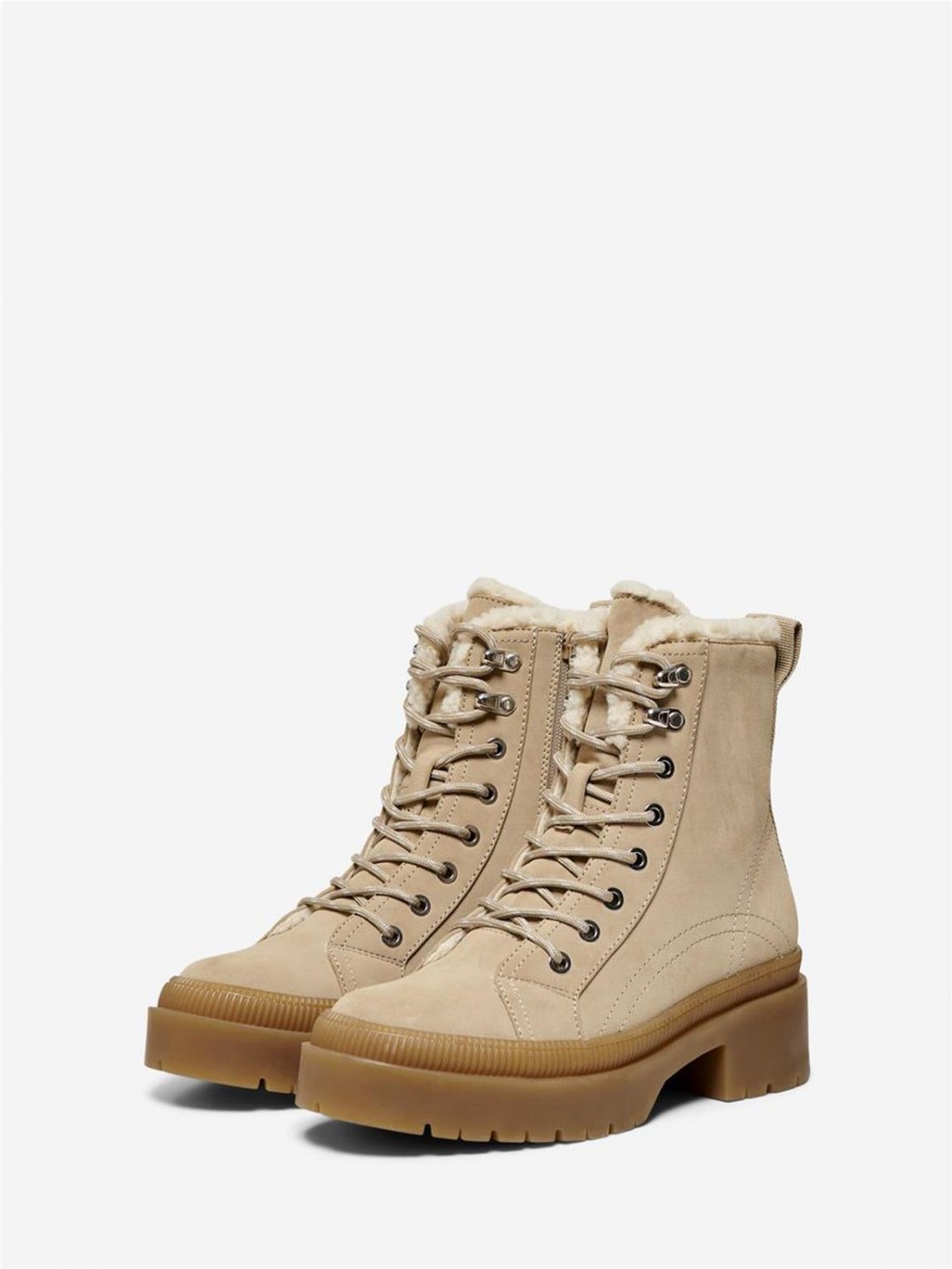 BOTAS ONLY MUJER BEIGE...