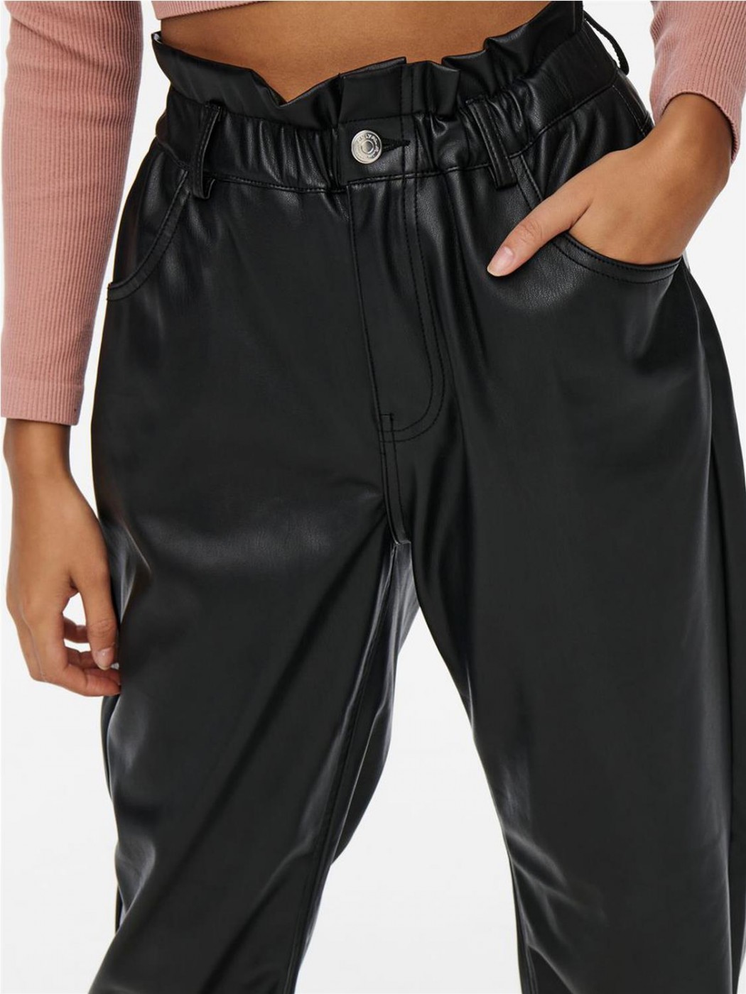 PANTALON POLIPIEL ONLY MUJER NEGRO LOVA-NAIA FAUX LEATHER