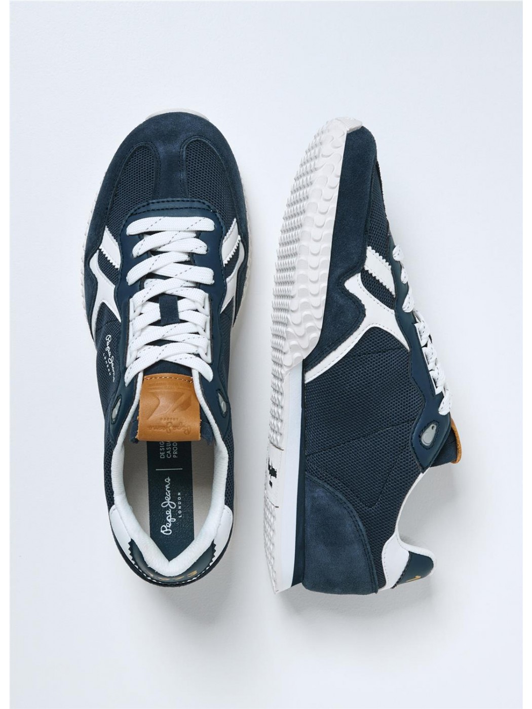 ZAPATILLAS PEPE JEANS HOMBRE AZUL HOLLAND SERIE 1 CAPSULE