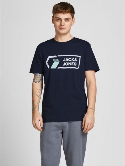 Jack & Jones Jcostrong tee SS Crew Neck Camiseta para Hombre