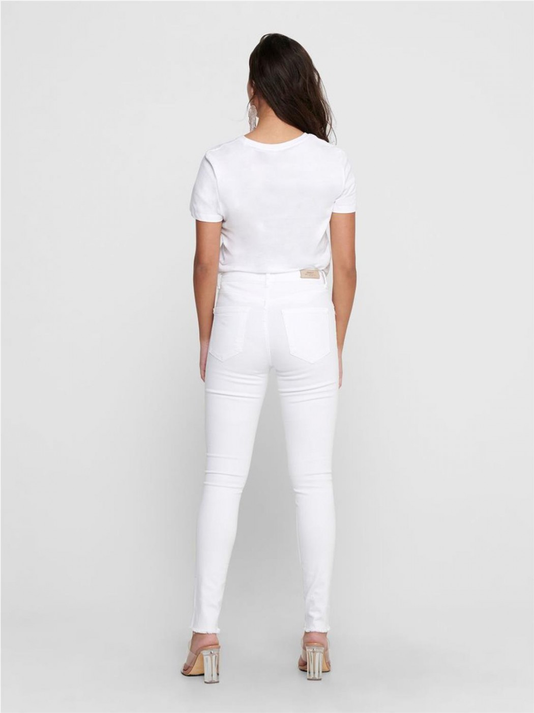 PANTALON VAQUERO ONLY MUJER BLANCO BLUSH MID