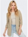 BLAZER ONLY MUJER ONLELLY 3/4 LIFE BEIGE