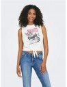 CAMISETA ONLY MUJER ONLSALLY LIFE WINGS BLANCO 1