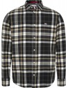 CAMISA TOMMY JEANS HOMBRE TJM CLSC ESSENTIAL CHECK NEGRO